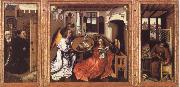 Robert Campin Annunciation The Merode Altarpiece oil